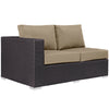 Modway Convene Outdoor Patio Left Arm Loveseat