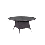 Modway Convene 59" Round Outdoor Patio Dining Table