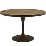 Modway Drive 48" Round Wood Top Dining Table