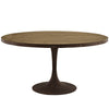 Modway Drive 60" Round Wood Top Dining Table