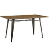 Modway Alacrity 59" Rectangle Wood Dining Table