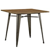 Modway Alacrity 36" Square Wood Dining Table