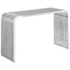 Modway Pipe Stainless Steel Console Table
