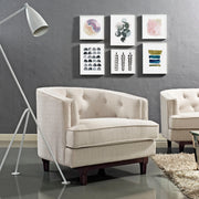 Modway Coast Upholstered Fabric Armchair