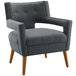 Modway Sheer Upholstered Fabric Armchair