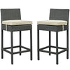 Modway Sojourn 2 Piece Outdoor Patio Sunbrella Pub Set