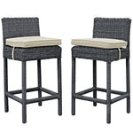 Modway Summon 2 Piece Outdoor Patio Sunbrella Pub Set