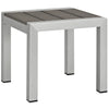 Modway Shore Outdoor Patio Aluminum Side Table