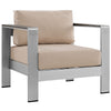 Modway Shore Outdoor Patio Aluminum Armchair