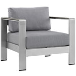Modway Shore Outdoor Patio Aluminum Armchair