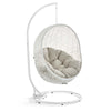 Modway Hide Outdoor Patio Swing Chair With Stand