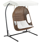 Modway Vantage Outdoor Patio Swing Chair With Stand