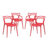 Modway Entangled Dining Set Set of 4