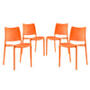 Modway Hipster Dining Side Chair Set of 4