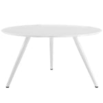 Modway Lippa 54" Round Wood Top Dining Table with Tripod Base