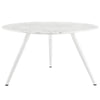 Modway Lippa 54" Round Artificial Marble Dining Table with Tripod Base