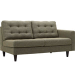 Modway Empress Right-Facing Upholstered Fabric Loveseat