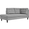 Modway Empress Upholstered Fabric Left Facing Bumper