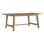 Modway EEI2712 39.5" x 72" Brown Dorset Outdoor Patio Teak Dining Table