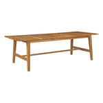 Modway EEI2713 98.5" x 39.5" Brown Dorset Outdoor Patio Teak Dining Table