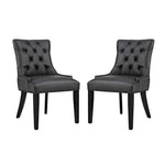 Modway Regent Dining Side Chair Vinyl Set of 2