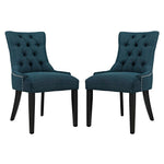 Modway Regent Dining Side Chair Fabric Set of 2