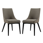 Modway Viscount Dining Side Chair Fabric Set of 2