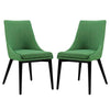 Modway Viscount Dining Side Chair Fabric Set of 2