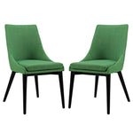 Modway Viscount Dining Side Chair Fabric Set of 2