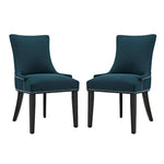 Modway Marquis Dining Side Chair Fabric Set of 2