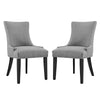 Modway Marquis Dining Side Chair Fabric Set of 2