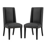 Modway Baron Dining Chair Vinyl Set of 2