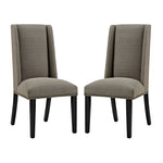 Modway Baron Dining Chair Fabric Set of 2