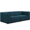 Modway Mingle 2 Piece Upholstered Fabric Sectional Sofa Set