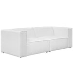 Modway Mingle 2 Piece Upholstered Fabric Sectional Sofa Set