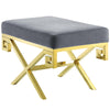 Modway Rove Velvet Performance Velvet Bench
