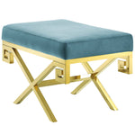 Modway Rove Velvet Performance Velvet Bench