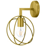 Modway Perimeter Brass Wall Sconce Light Fixture