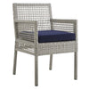 Modway Aura Outdoor Patio Wicker Rattan Dining Armchair