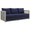 Modway Aura Outdoor Patio Wicker Rattan Sofa