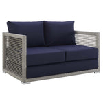 Modway Aura Outdoor Patio Wicker Rattan Loveseat