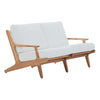 Modway Saratoga Outdoor Patio Teak Loveseat