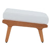 Modway Saratoga Outdoor Patio Teak Ottoman