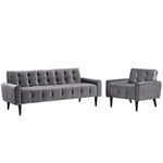 Modway Delve Living Room Set Performance Velvet Set of 2