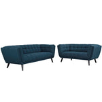 Modway Bestow 2 Piece Upholstered Fabric Sofa and Loveseat Set