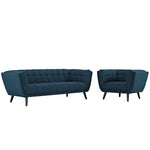 Modway Bestow 2 Piece Upholstered Fabric Sofa and Armchair Set