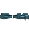 Modway Allure 3 Piece Sofa and Armchair Set