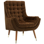 Modway Suggest Button Tufted Performance Velvet Lounge Chair