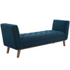 Modway Haven Tufted Button Upholstered Fabric Accent Bench