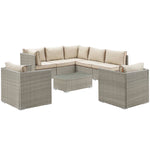 Modway Repose 8 Piece Outdoor Patio Sectional Set